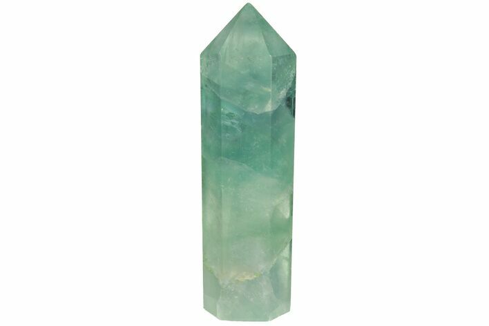 Polished, Green Fluorite Point #115357
